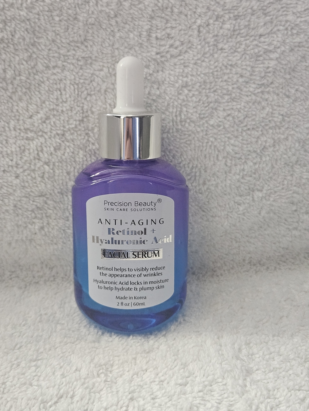 Precision Beauty Retinol Hyaluronic Acid Anti Aging Facial Serum Korean Skincare
